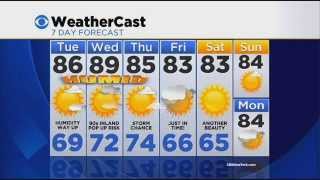Lonnie Quinn's CBS-2 Weather Forecast For July 22