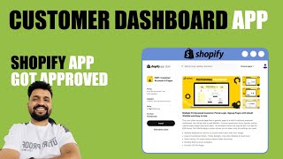Customer Dashboard App Shopify Walkthrough