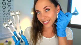 ASMR Unclog Your Ears | Deep Ear Wax Removal & Otoscope exam whispered roleplay