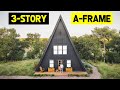 MASSIVE 3-Story 1,500sqft Modern DREAM A-FRAME CABIN! (Full Tour)