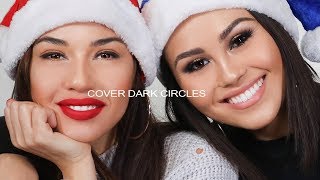 How To Cover Dark Circles Under Eyes with Eman and  Roxette Arisa