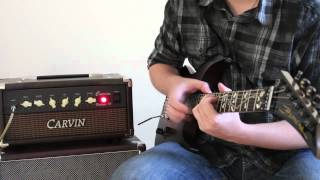 Carvin Vintage 16 amp head with WGS British Lead speaker demo by Vitali T