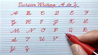 Cursive writing a to z | Cursive writing abcd |Cursive handwriting practice |Cursive capital letters