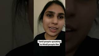 Tamilian speaking Hindi😂🔥 #zohasanofer