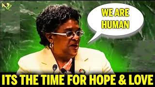 PM Mia Amor Mottley Powerful Speech at UN shocks the World, We are Humans