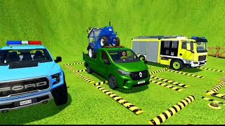 Rescue car and yellow crane | Toys for kids| Cocomelon| Vlad and Nikita