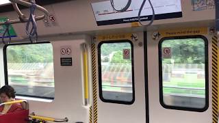 港鐵 馬鞍山線 屯馬綫中國製列車 D429/D430 石門至大水坑行車片段