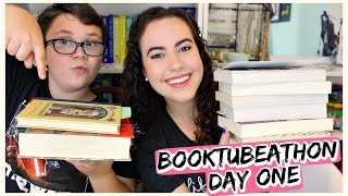 BOOKTUBE-A-THON 2016 TBR & DAY ONE!