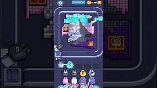Pixel Flow level 736 Solution Walkthrough