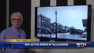 Tally Back Then - autos arrive in Tallahassee