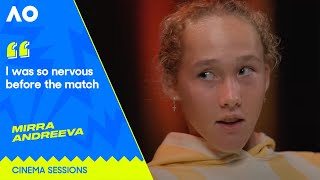 Andreeva Discusses Her Win Against Jabeur | Cinema Sessions | Australian Open 2024