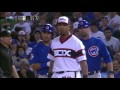 chc@cws contreras destroys his bat on an infield hit