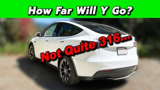 Tesla Model Y - Real World Range Test! How Far Will It Really Go?