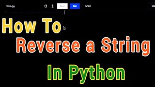 Python Tutorial: How to Reverse a String - Easy Step-by-Step Guide |#python #programming