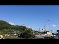 定点タイムラプス1004@広島県大崎上島（おおさきかみじま）8 50〜10 20北の空☀︎