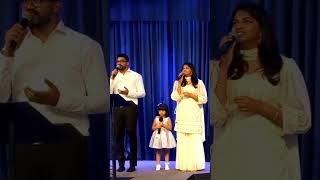 STELLA RAMOLA COUPLE AND KATYLN ANNA SINGING #stellaramola #niece #family #couple #tamil #christian