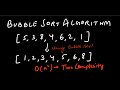 Bubble Sort Algorithm For Sorting Array