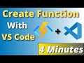 Create Azure Function using Visual Studio Code | 4 Minute Tutorial