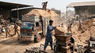 Recycling Process of Wooden Sawdust to Make BioMass Pellets | Waste Recycling