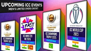 Upcoming ICC Events 2023 to 2031