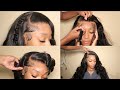 How To Do Fish Tail/Butterfly Braid With Side Part Frontal Wig + Full Install Ft Arabella Hair