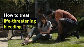 First Aid Training: Life-threatening bleeding
