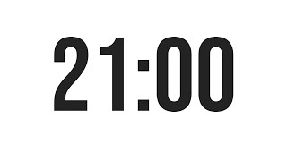 21 MINUTE TIMER - COUNTDOWN TIMER (MINIMAL)