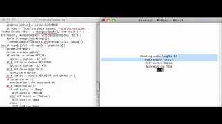 Python Curses Snake Tutorial 9.5: Changing Global Variables part 2