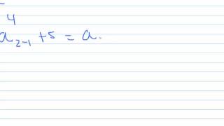 8.1 Finding terms of a recursive sequence