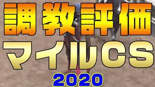 マイルチャンピオンシップ2020【追い切り評価　全頭診断】A～D評価。追い切りが良かった馬は？調教評価内容を解説＆評価。最終追い切り（直前追い切り）＋1週前追い切りの走法や強弱・フットワークから解説