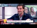 tom bateman on being a potential bond and his resemblance to roger federer good morning britain