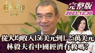 從人均收入156美元到1.25萬美元 林毅夫看中國經濟有救嗎?【金臨天下X TVBS文茜的世界財經周報】 @tvbsmoney