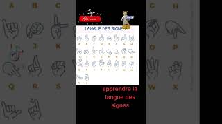 # langue des signes   apprendre l'alphabet #