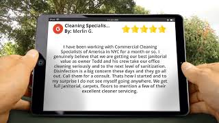 Cleaning Specialists of America NYC  917 935 4990