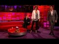 Miranda & Benedict Cumberbatch demo a pop star walk - The Graham Norton Show: Series 16 - BBC One