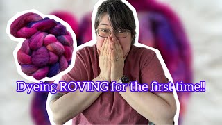 In the Dye Pan, Episode 17: Dyeing ROVING for the FIRST TIME!