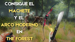 CONSIGUE el MACHETE y el ARCO MODERNO en THE FOREST!