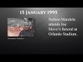 The Mandela Diaries: 15 January 1995