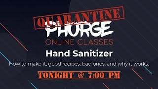 Phorge Online Classes: Hand Sanitizer