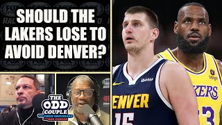 Should the Lakers Lose to Avoid Playing Denver in the First Round? | THE ODD COU