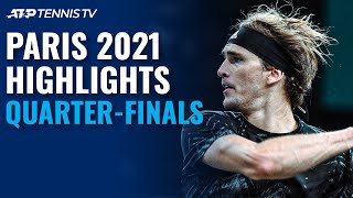 Djokovic, Zverev Eye Semis; Medvedev Battles Gaston | Paris Masters 2021 Quarter-Final Highlights