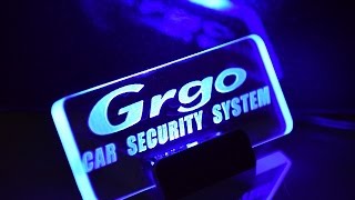 Grgo/ゴルゴロゴアクリルレーザースキャナー全点滅パターン!!ブルーLED!!