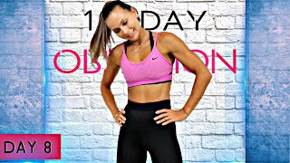 30 MINUTE DEFINED ABS Workout // 500 rep challenge | 100 DAY OBSESSION Day 8