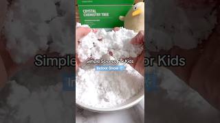 Simple Science For Kids - Indoor Snow ❄️ #kiwico #science #scienceforkids #kidsactivities