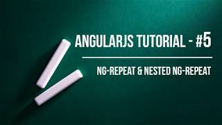 NG repeat in angularjs AngularJS [#5] | Angular JS Tutorial