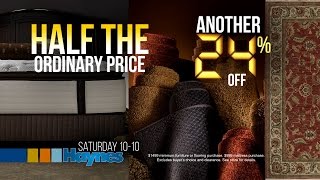 12 Hours Saturday - Half Off + Another 24% Off