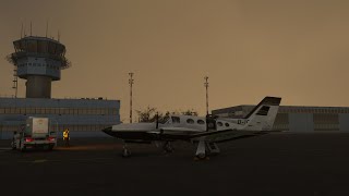 2024-12-23 Cessna 414 Greven - Frankfurt