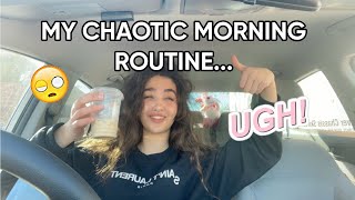 MY CHAOTIC MORNING ROUTINE... (SATURDAY VLOG)