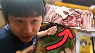 ATTEMPT TO EAT A 1KG OF PIG KBBQ