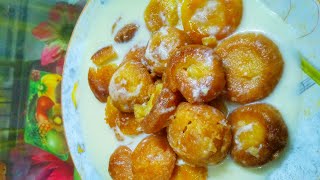 দুধে ভেজানো তাল পিঠা  ।। তাল পিঠা রেসিপি । Tal pitha recipe | New sweet recipe